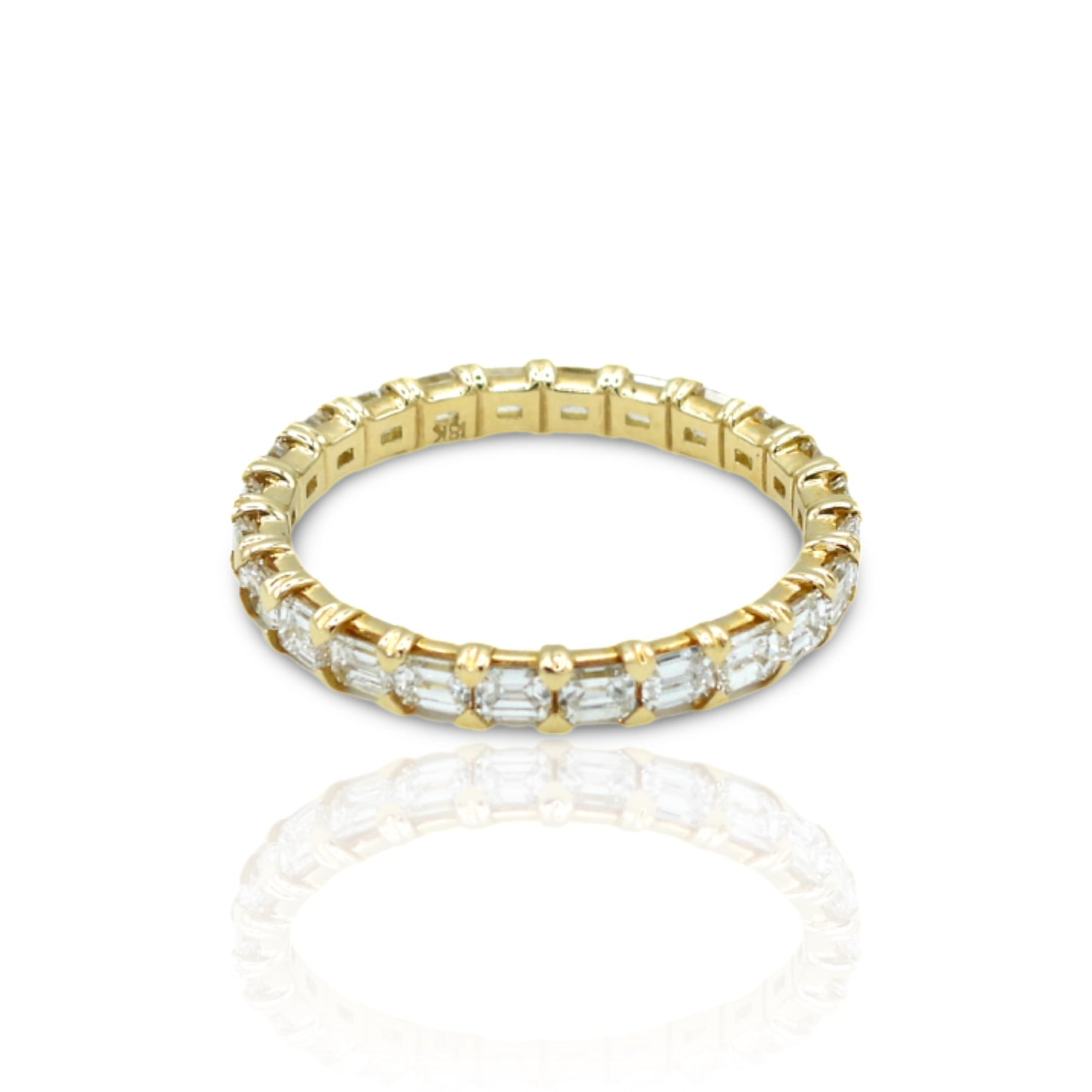 18K Yellow Gold Diamond Eternity Ring (1.24 Ct. Tw.)