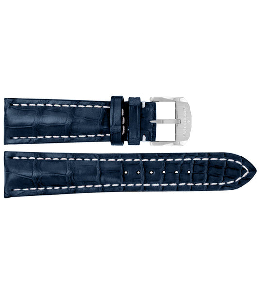 Breitling 24mm Blue Leather Strap 746P