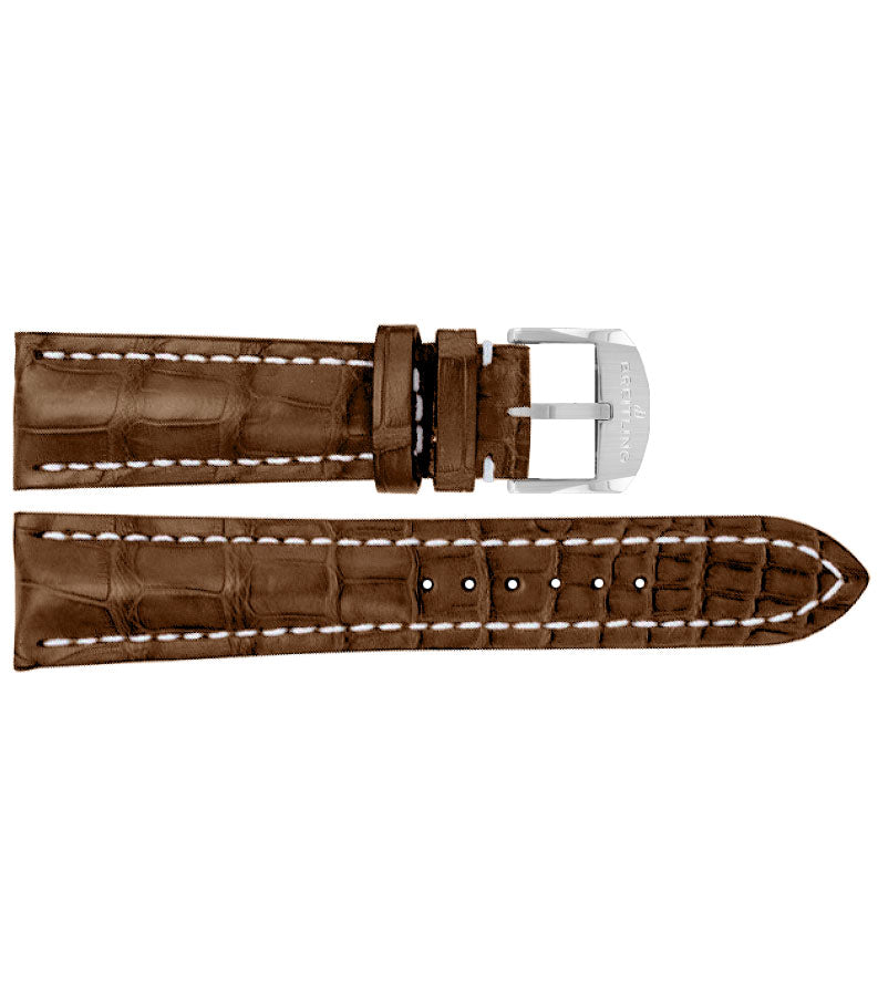 Breitling 24mm Brown Strap 756P / 754P