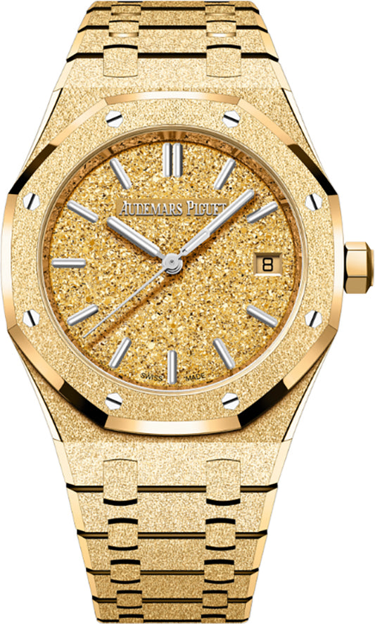Audemars Piguet Royal Oak Frosted Yellow Gold Women's Watch 77450BA.GG.1361BA.01