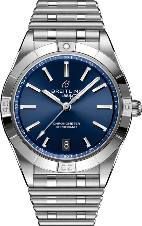 Breitling Chronomat Automatic 36 Blue Dial Women's Watch A10380101C1A1