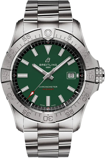 Breitling Avenger Automatic 42 Green Dial Steel Men's Watch A17328101L1A1