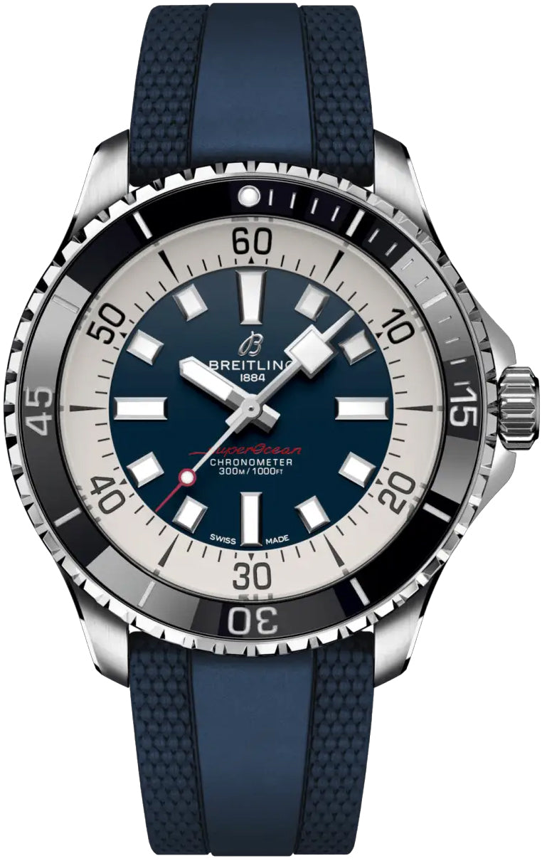 Breitling Superocean Automatic 44 Blue Dial Men's Watch A17376211C1S1