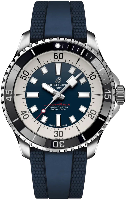 Breitling Superocean Automatic 44 Blue Dial Men's Watch A17376211C1S1