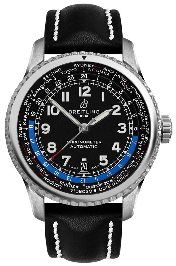 Breitling Navitimer Aviator 8 B35 Automatic Unitime 43 Men's Watch AB3521U41B1X1