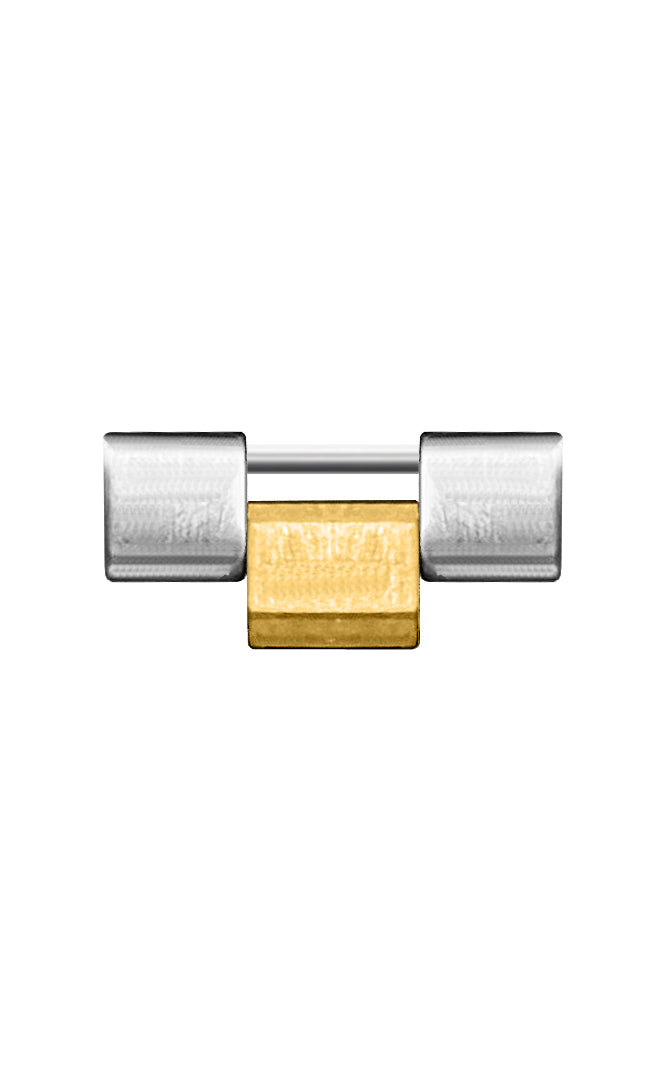 Tag Heuer Stainless Steel & Yellow Gold Classic 2000 17mm Link BB0304