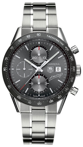 Tag Heuer Carrera Automatic Grey Dial Men's Watch CV201C.BA0786