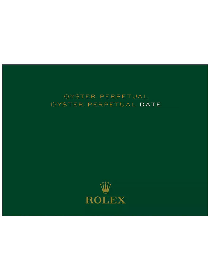 Rolex Oyster Perpetual Date 34 Silver Dial Men's Watch 15200
