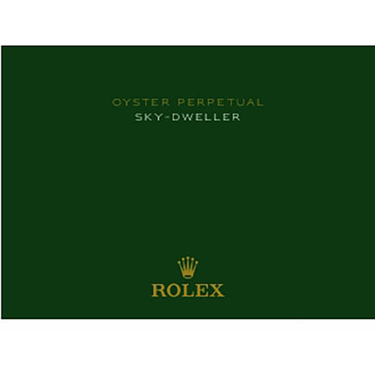 Rolex Sky-Dweller 18k Yellow Gold Oysterflex Men's Watch 336238-0002