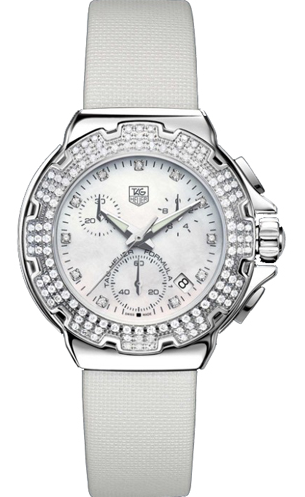 Tag Heuer Formula 1 White Pearl Dial Diamond Women's Watch CAC1310.FC6219