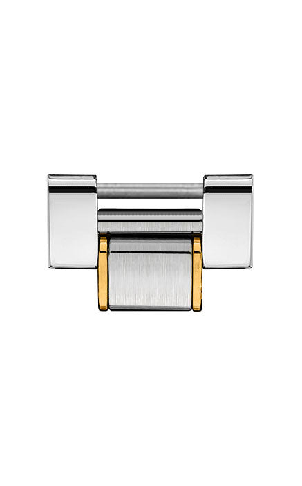 Cartier Must 21 Stainless Steel & 18k Yellow Gold 16mm Link W10072R6