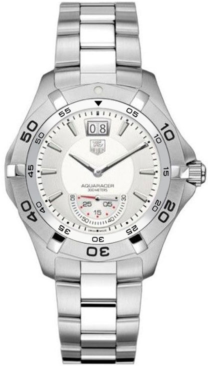 Tag Heuer Aquaracer Grand Date Silver Dial Men's Watch WAF1011.BA0822