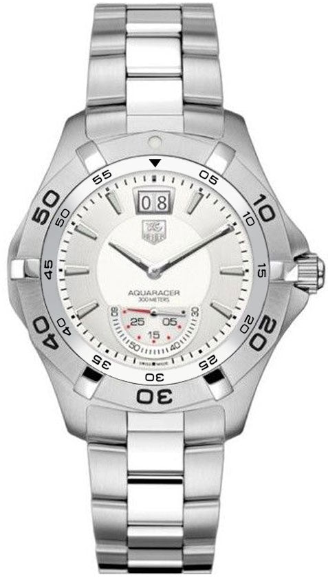 Tag Heuer Aquaracer Grand Date Silver Dial Men's Watch WAF1011.BA0822