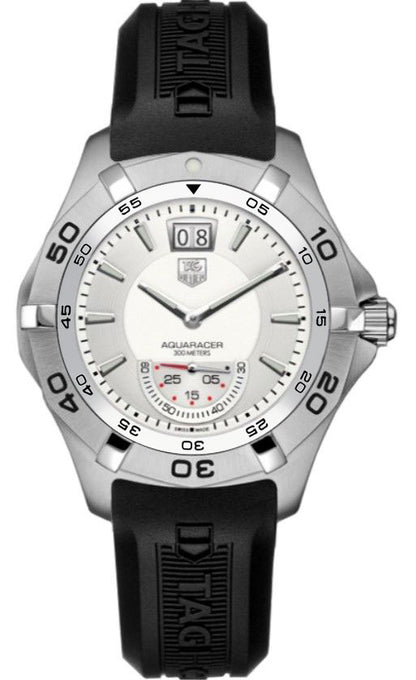 Tag Heuer Aquaracer Grand Date Silver Dial Men's Watch WAF1011.FT8010