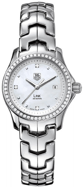 Tag Heuer Link 27mm Steel Diamonds Women's Watch WJF1318.BA0572