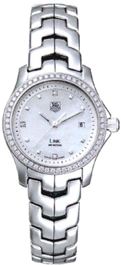 Tag Heuer Link 27mm Steel Diamonds Women's Watch WJF1318.BA0572