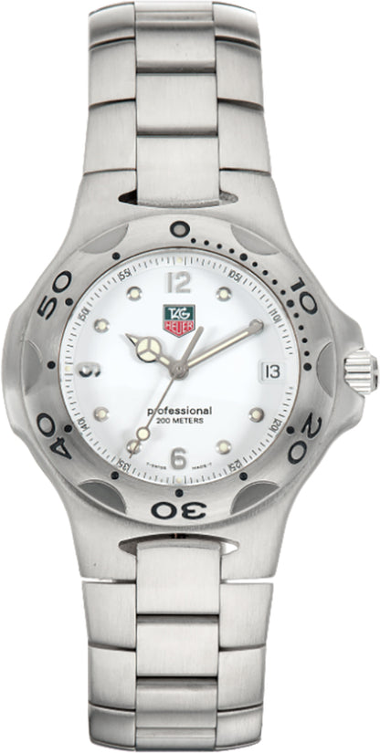 Tag Heuer Kirium White Dial Quartz Steel Men's Watch WL1010.BA0700