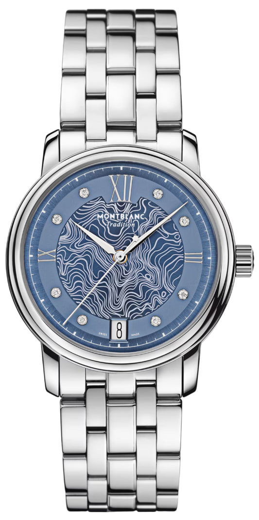 MontBlanc Tradition Automatic Date 32mm Ladies Watch 131297