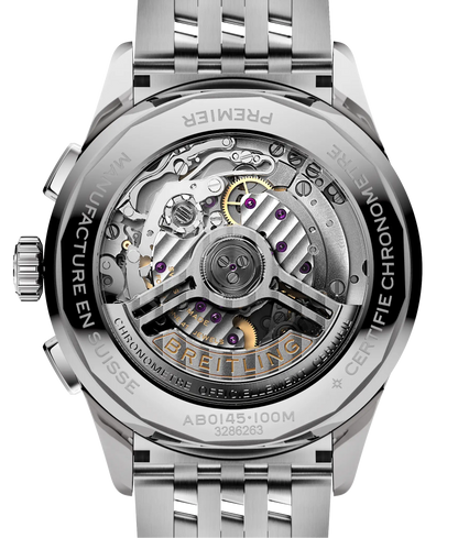Breitling Premier B01 Chronograph 42 Steel Men's Watch AB0145211G1A1