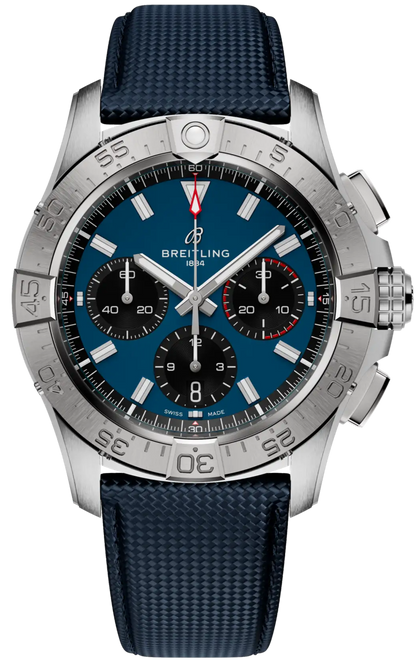 Breitling Avenger B01 Chronograph 42 Blue Dial Men's Watch AB0146101C1X1
