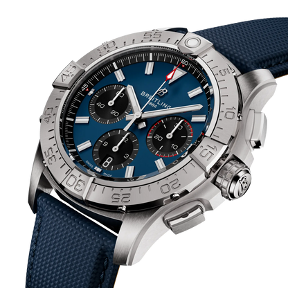 Breitling Avenger B01 Chronograph 42 Blue Dial Men's Watch AB0146101C1X1
