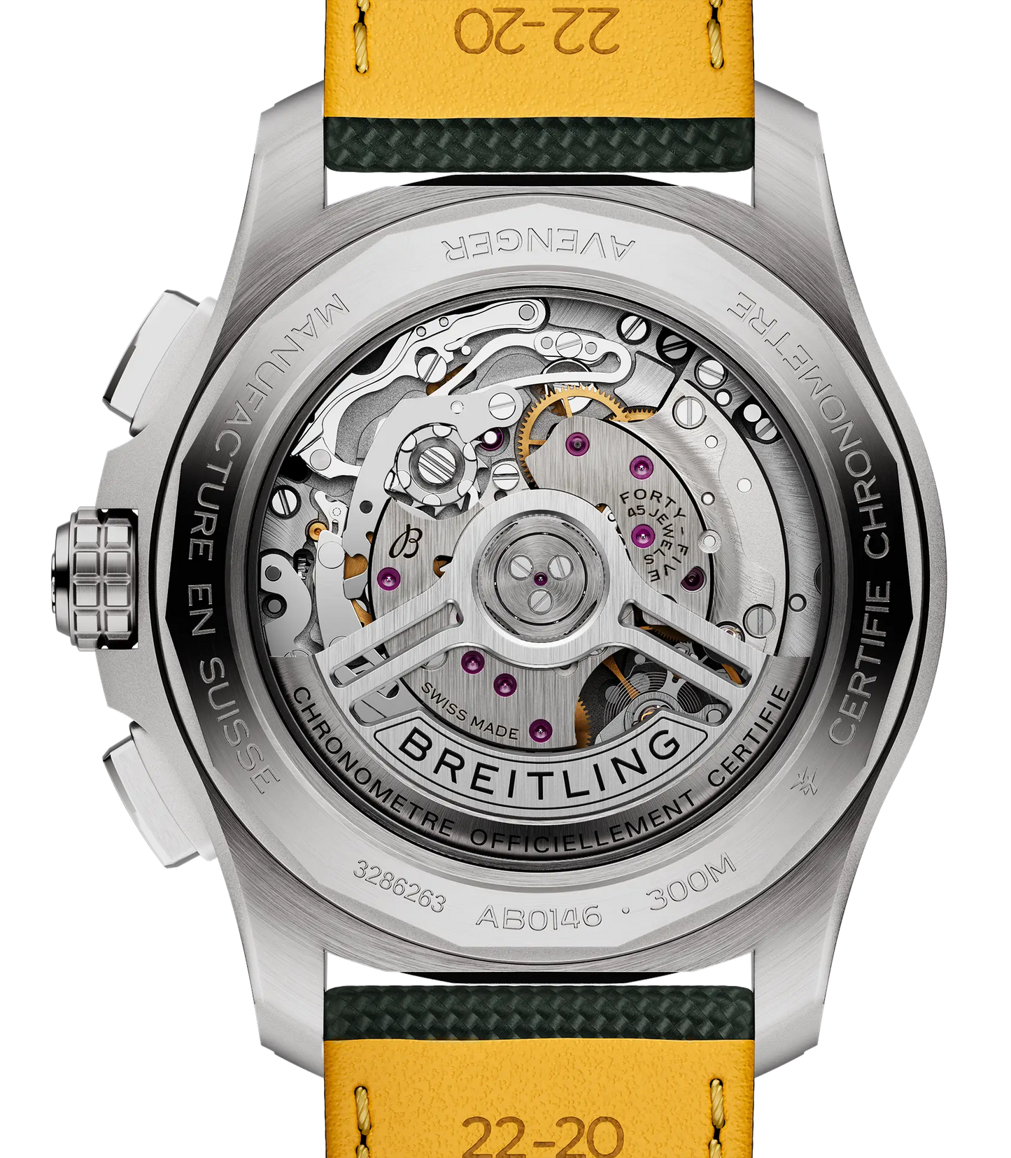 Breitling Avenger B01 Chronograph 42 Green Dial Men's Watch AB0146101L1X1