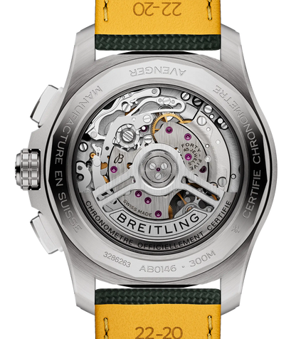 Breitling Avenger B01 Chronograph 42 Green Dial Men's Watch AB0146101L1X1