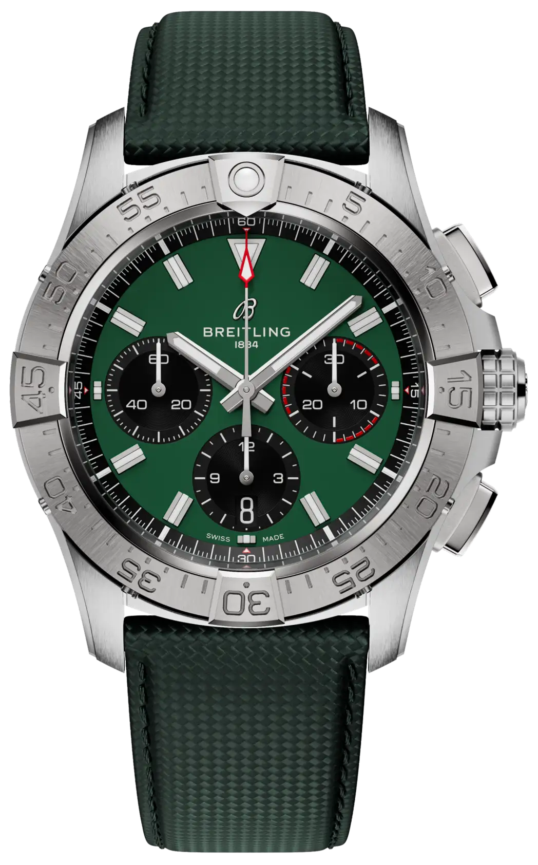 Breitling Avenger B01 Chronograph 42 Green Dial Men's Watch AB0146101L1X1