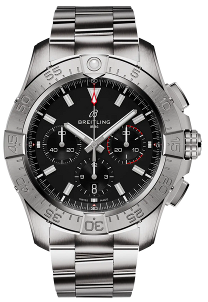 Breitling Avenger B01 Chronograph 44 Black Dial Men's Watch AB0147101B1A1