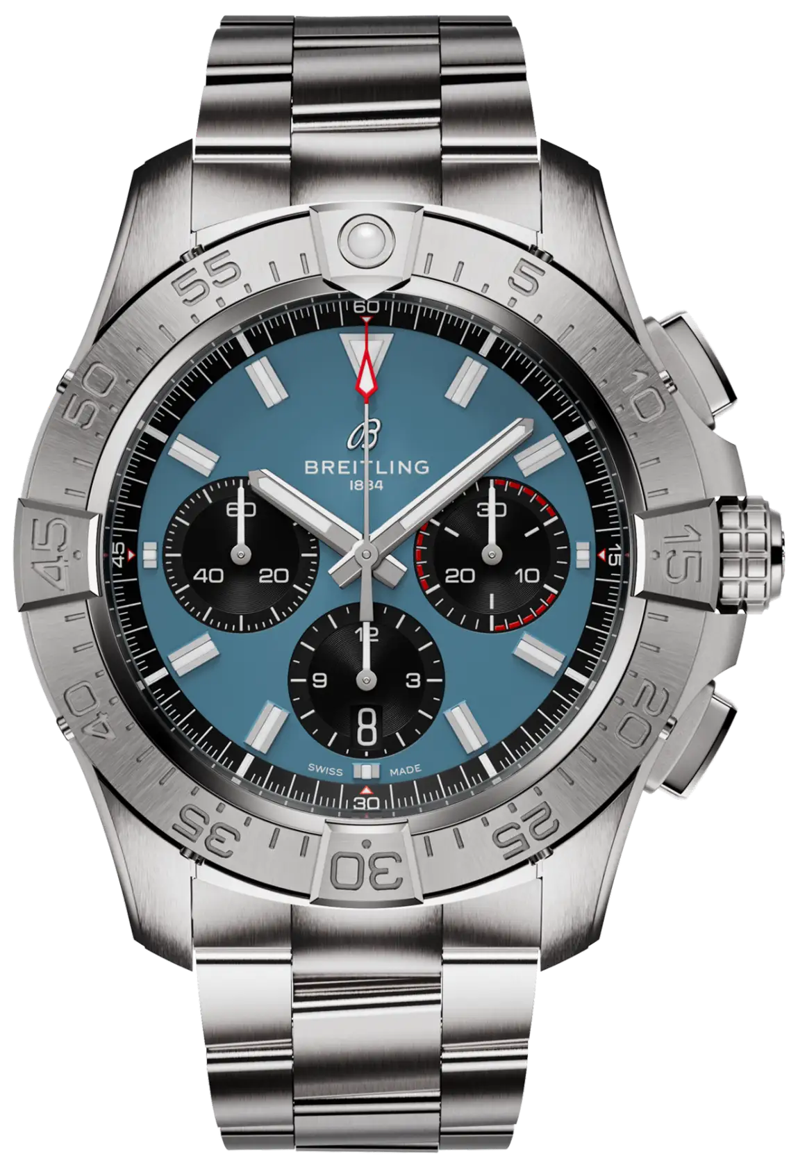 Breitling Avenger B01 Chronograph 44 Blue Dial Men's Watch AB0147101C1A1