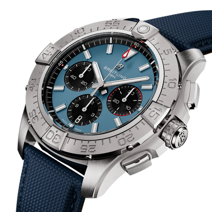 Breitling Avenger B01 Chronograph 44 Blue Dial Men's Watch AB0147101C1X1