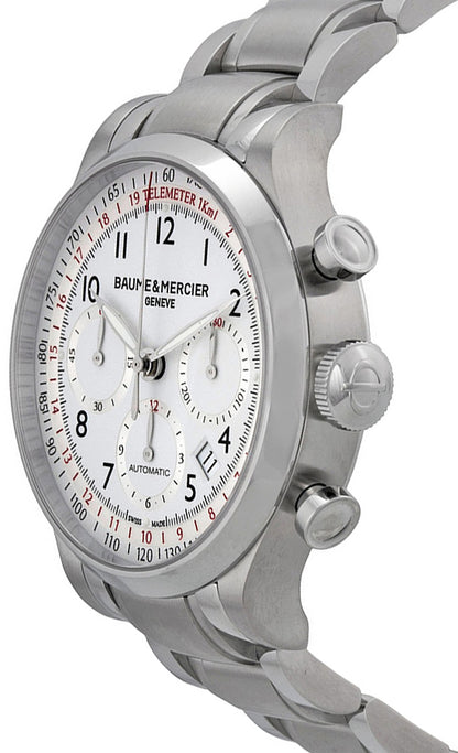 Baume & Mercier Capeland White Dial Men's Watch 10061