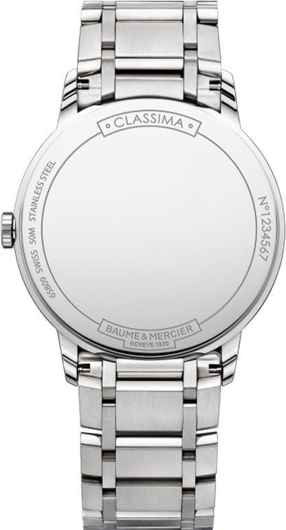 Baume & Mercier Classima 40mm Steel Men's Watch 10354