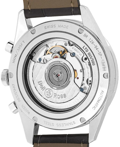 Bell & Ross Vintage Officer Limited Edition Men's Watch BRG126-BRN-ST/SCR2