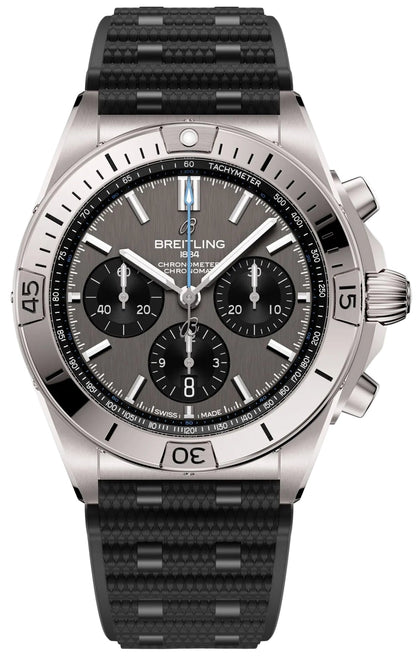 Breitling Chronomat B01 42 Chronograph Grey Dial Men's Watch EB0134101M1S1