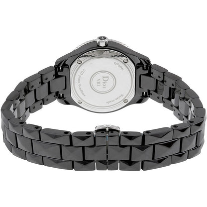 Christian Dior VIII Black Dial & Diamond Women's Dress Watch CD1221E5C001