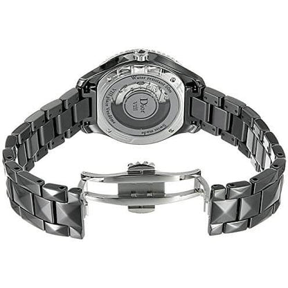 Christian Dior VIII Diamond Black Ceramic Women's Watch CD1235E0C001