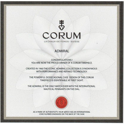 Corum Admiral's Cup Titanium 48mm Men's Watch A171/04203