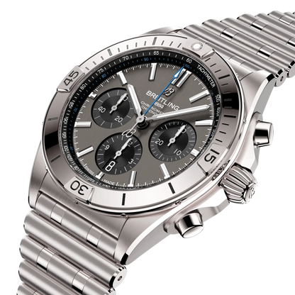 Breitling Chronomat B01 42 Chronograph Grey Dial Men's Watch EB0134101M1E1