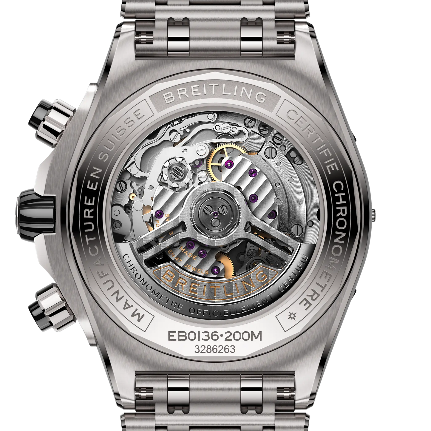 Breitling Super Chronomat B01 44 Titanium Men's Watch EB0136251M1E1