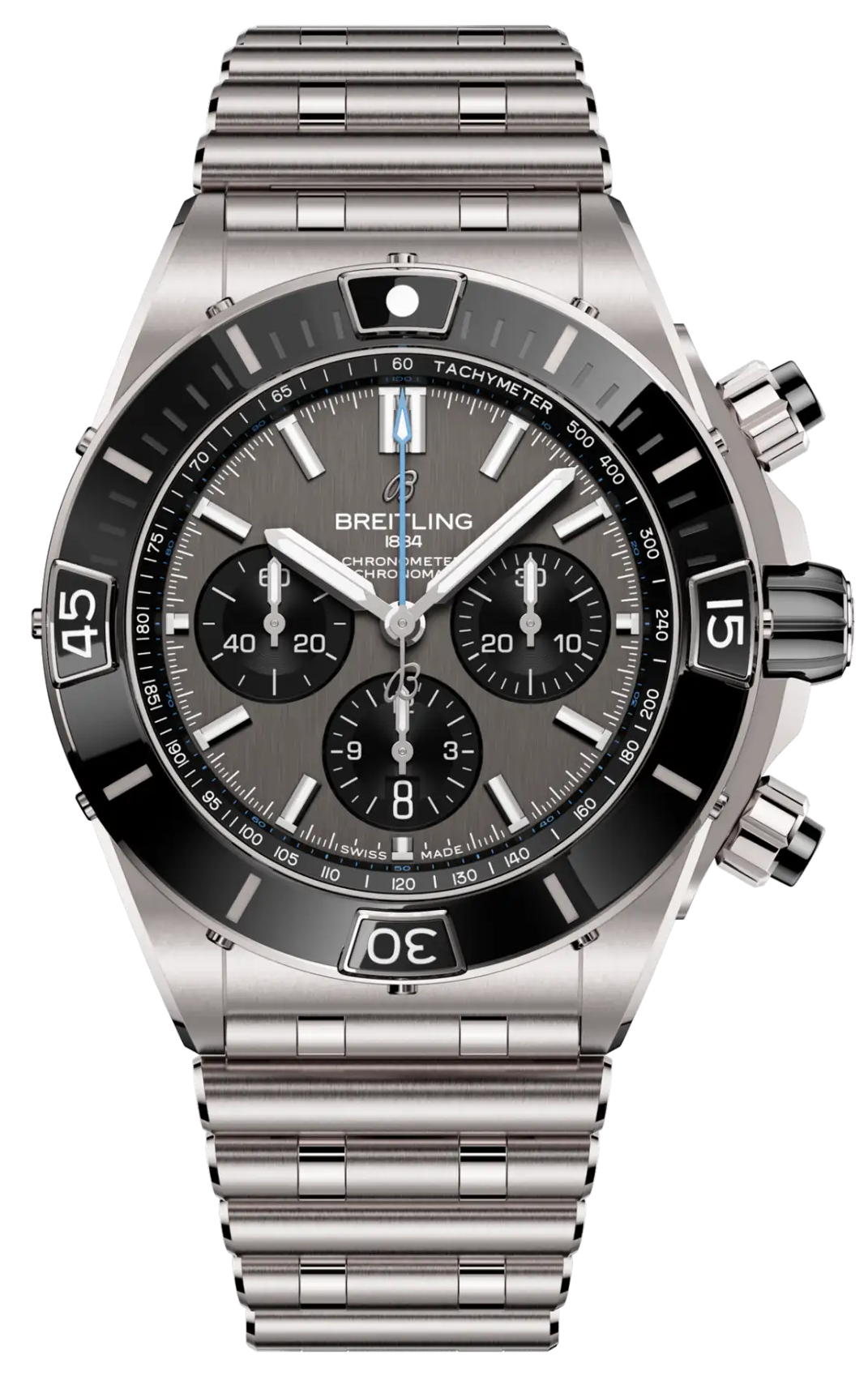 Breitling Super Chronomat B01 44 Titanium Men's Watch EB0136251M1E1