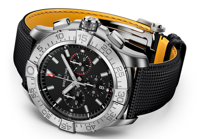 Breitling Super Avenger B01 Chronograph 46 Black Dial Men's Watch EB0148101B1X1