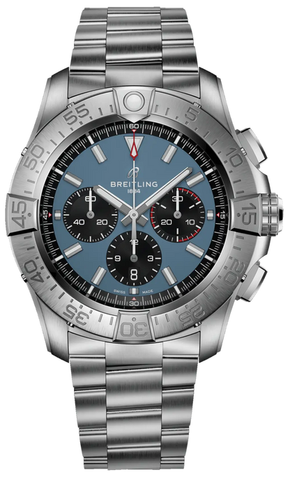 Breitling Super Avenger B01 Chronograph 46 Blue Dial Men's Watch EB0148101C1E1