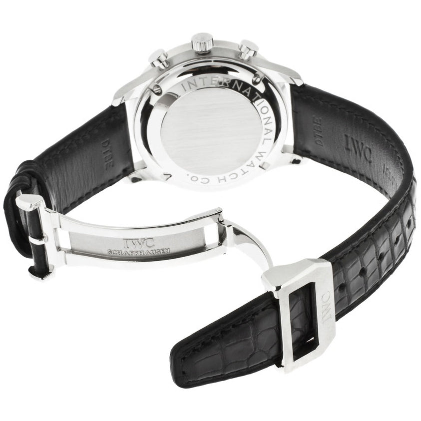 IWC Portugieser Chronograph Automatic Black Dial Men's Watch IW371447