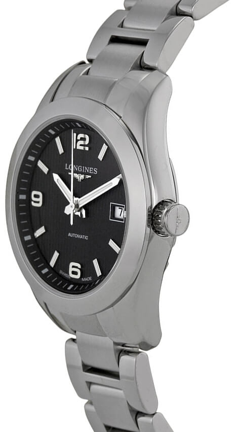 Longines Conquest Black Dial Steel 29.5mm Women's Watch L2.285.4.56.6