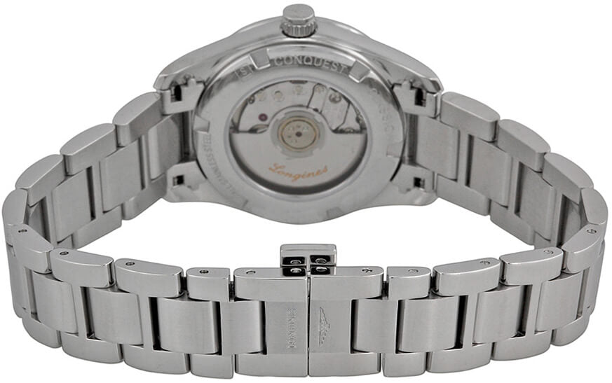 Longines Conquest Black Dial Steel 29.5mm Women's Watch L2.285.4.56.6