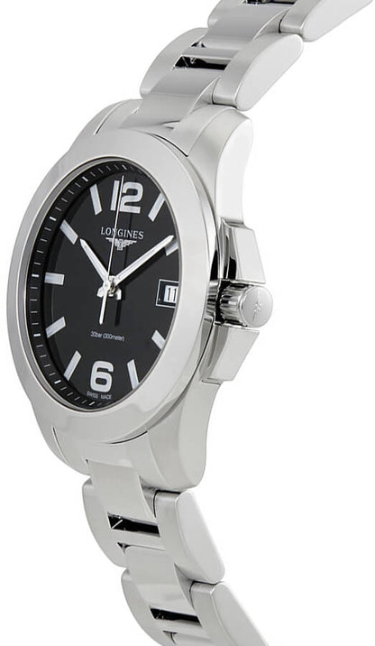 Longines Conquest Black Dial Women's Watch L3.377.4.58.6