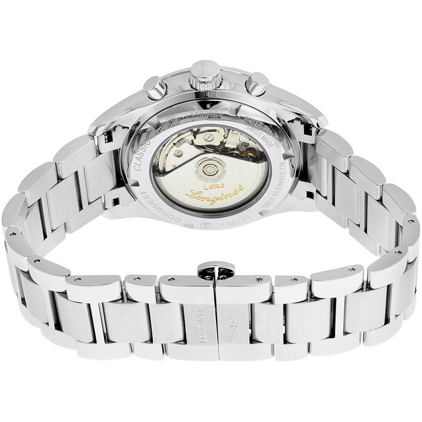 Longines Conquest Classic Automatic Chronograph Silver Dial Men's Watch L2.798.4.72.6