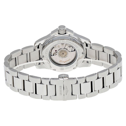 Longines Conquest White Pearl Dial & Diamond Women's Watch L3.180.0.87.6