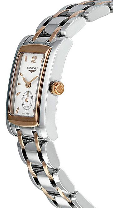 Longines DolceVita Rose Gold & Steel Women's Watch L5.155.5.18.7